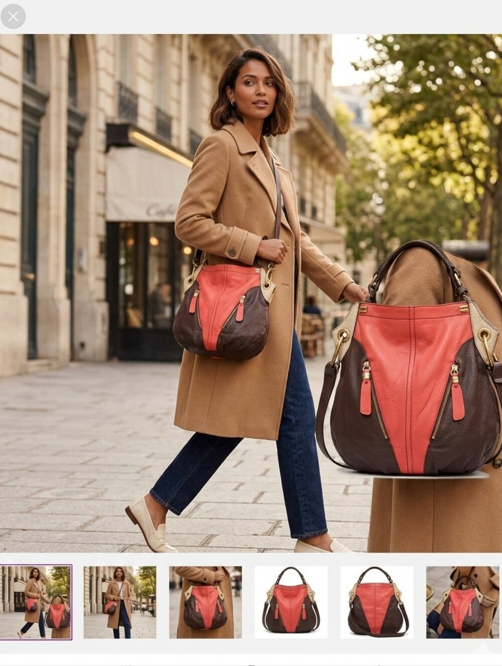 OrYANY Victoria  Colorblock Hobo HandBag